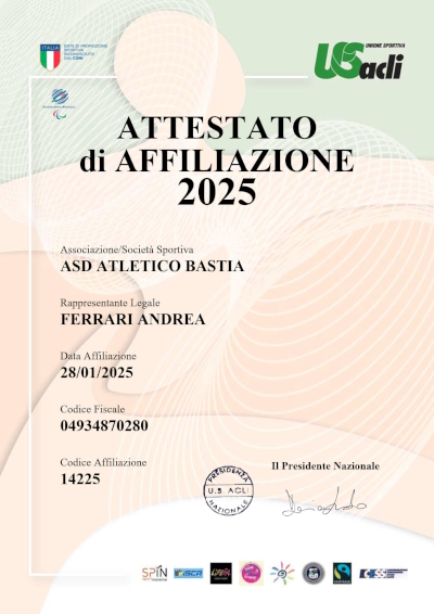 UsAcli certificatoAffiliazione atletico bastia light